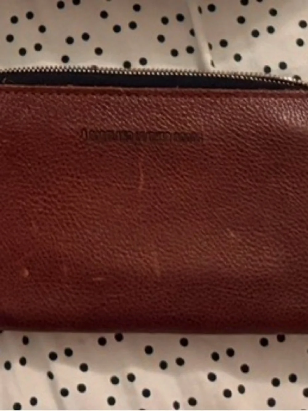 Portland Leather Large Zip Wallet in Nutmeg